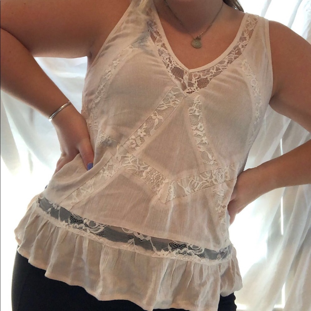 American eagle lace tank